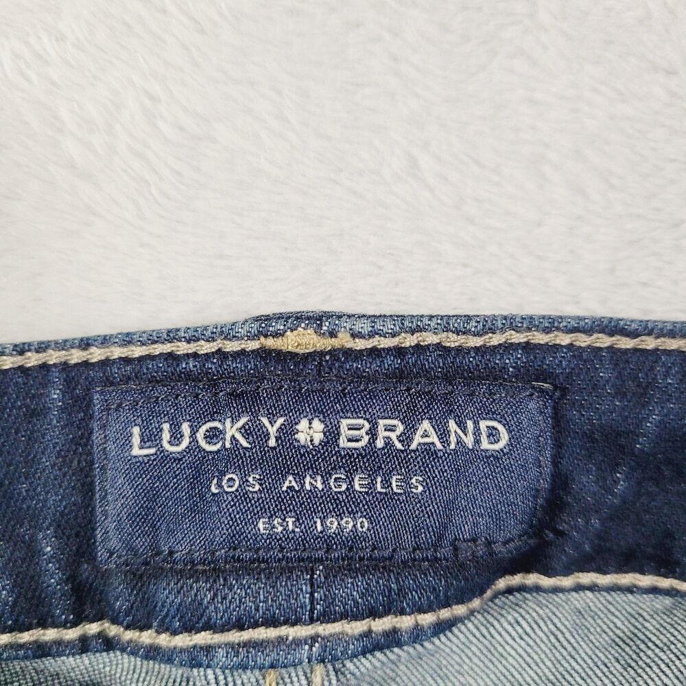 Lucky Brand Lolita Low Rise Skinny Jeans Womens 6 Blue Med Wash Stretch Denim - Picture 4 of 14